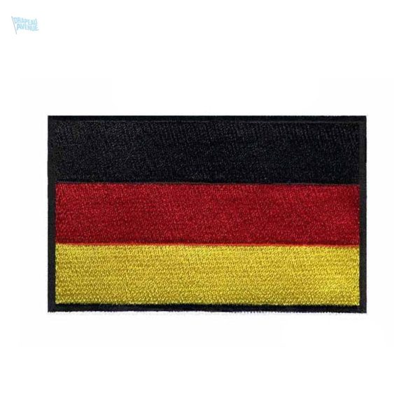 Ecusson drapeau Allemagne, symbole national en tissu