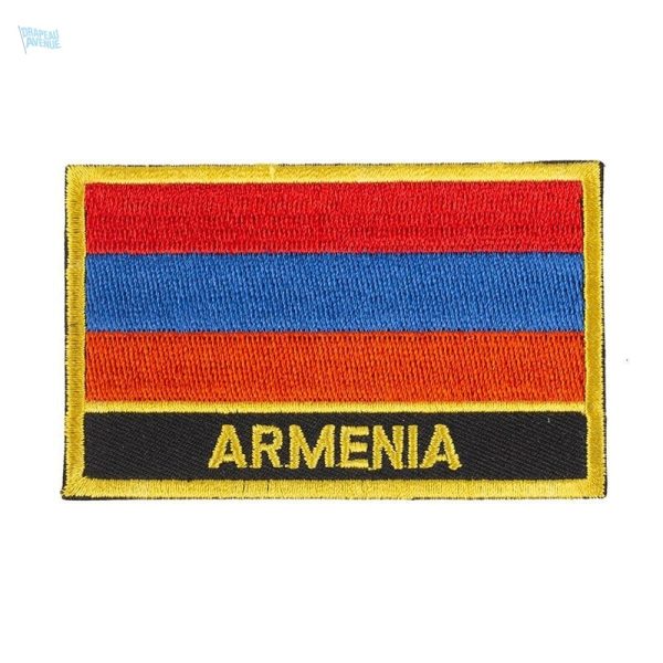 Écusson drapeau Arménie, symbole de fierté nationale