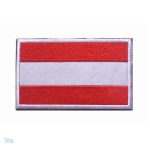 Écusson drapeau Autriche, symbole national en tissu