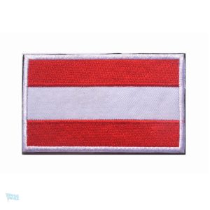 Écusson drapeau Autriche, symbole national en tissu
