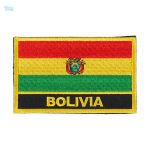 Ecusson drapeau de la Bolivie, symbole national
