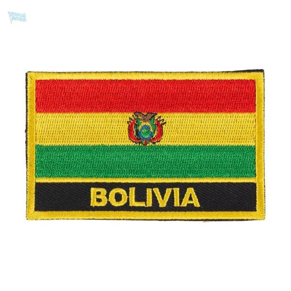 Ecusson drapeau de la Bolivie, symbole national