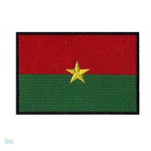 Ecusson drapeau du Burkina Faso, symbole national