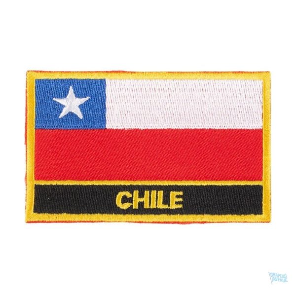 Ecusson drapeau Chili, accessoire pour supporters et collectionneurs