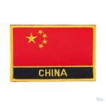 Ecusson drapeau de la Chine
