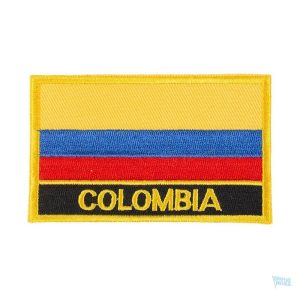 Ecusson drapeau Colombie, symbole national coloré