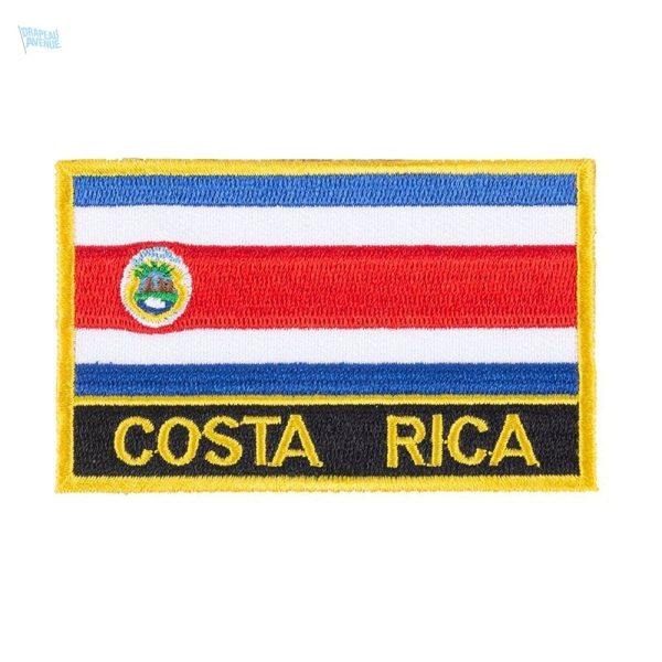 Écusson drapeau du Costa Rica