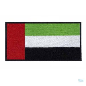 Ecusson drapeau des Emirats Arabes Unis en tissu
