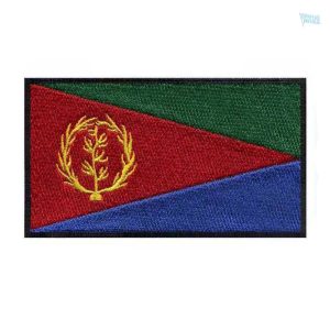 Ecusson drapeau Érythrée, symbole national distinctif