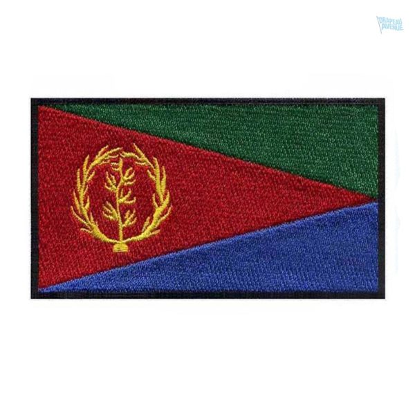 Ecusson drapeau Érythrée, symbole national distinctif