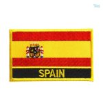 Ecusson drapeau Espagne, symbole national et décoratif