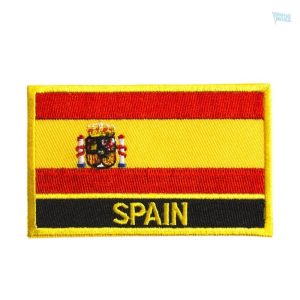 Ecusson drapeau Espagne, symbole national et décoratif