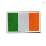 Ecusson drapeau Irlande en tissu coloré