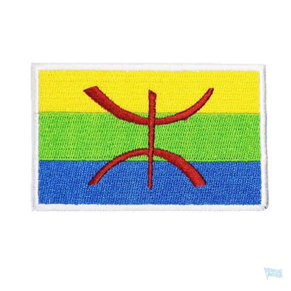 Écusson drapeau Kabyle, symbole de culture berbère