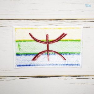 Drapeau Kabyle en écusson, accessoire identitaire