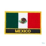 Ecusson drapeau Mexique, symbole national et culturel