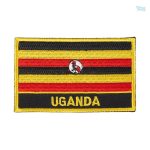 Ecusson drapeau Ouganda, symbole national