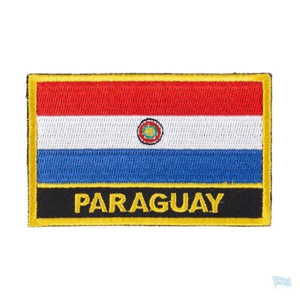 Ecusson drapeau du Paraguay, symbole national