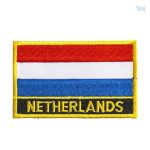 Ecusson drapeau Pays-Bas, symbole national néerlandais