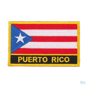 Ecusson drapeau Porto Rico, symbole de la culture portoricaine