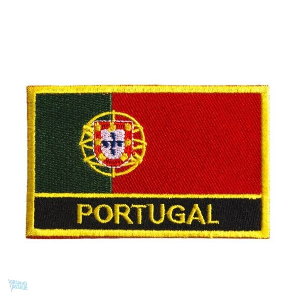 Ecusson drapeau du Portugal, symbole national vibrant