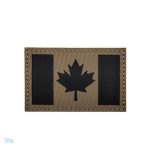 Écusson militaire Canada avec drapeau national