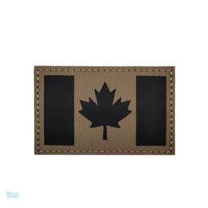 Écusson militaire Canada avec drapeau national