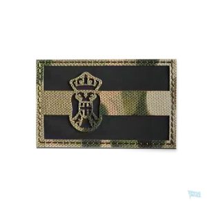 Ecusson militaire drapeau Serbie, symbole national