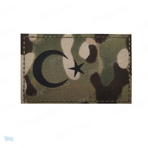 Ecusson militaire drapeau Turquie en tissu