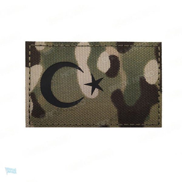 Ecusson militaire drapeau Turquie en tissu