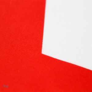 Drapeau vert et blanc avec étoile et croissant algérien