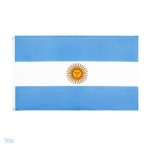 Grand drapeau Argentine en tissu de qualité