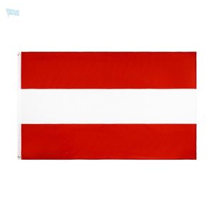 Grand drapeau Autriche en tissu résistant