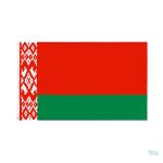 Grand drapeau Biélorussie en tissu résistant