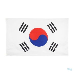Grand drapeau de la Corée du Sud en tissu résistant
