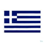 Grand drapeau de la Grèce en tissu résistant