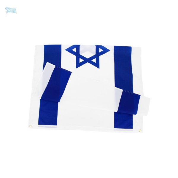 Drapeau Israël en polyester résistant aux intempéries