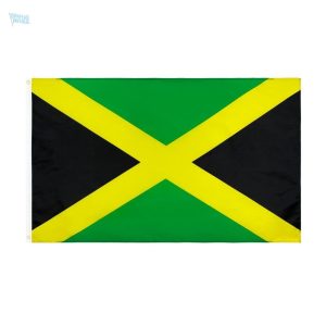 Grand drapeau Jamaïque en tissu résistant
