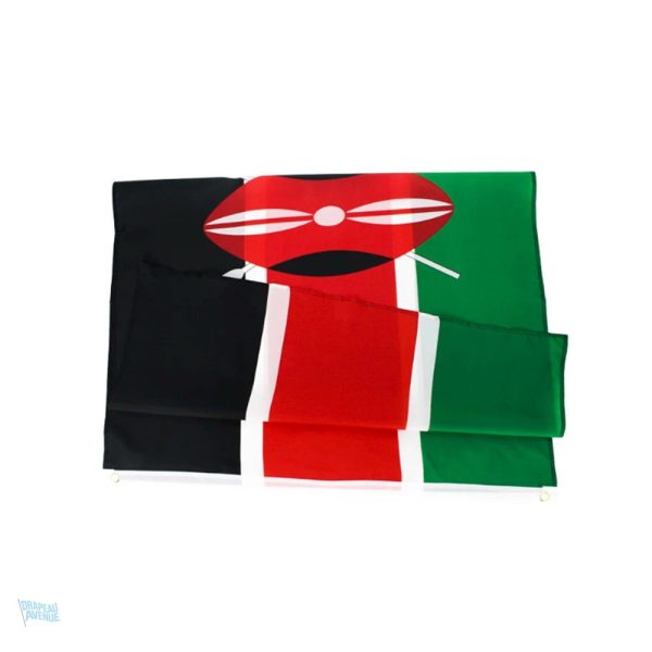 Drapeau du Kenya, idéal pour événements et décorations