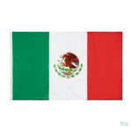 Grand drapeau du Mexique en tissu résistant