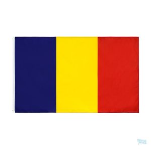 Grand drapeau Roumanie en polyester