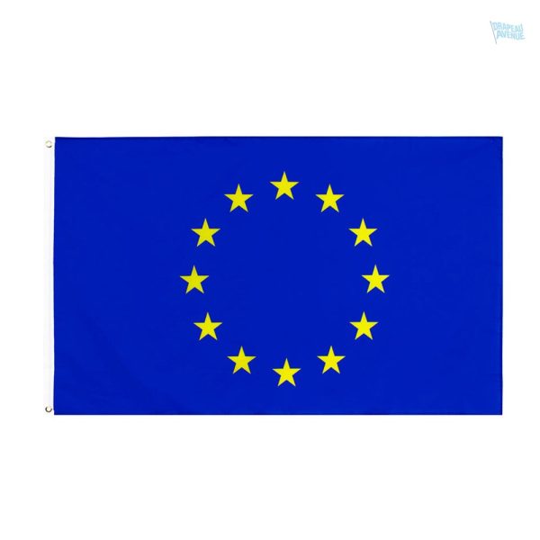 Grand drapeau Union Européenne en tissu résistant