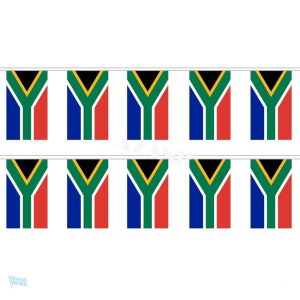 Guirlande drapeau Afrique du Sud colorée et festive