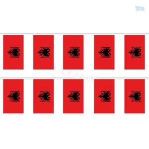 Guirlande drapeau Albanie
