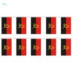 Guirlande drapeau Angola décorative pour événements festifs
