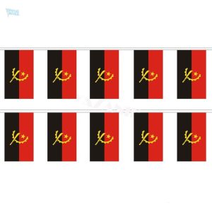Guirlande drapeau Angola décorative pour événements festifs