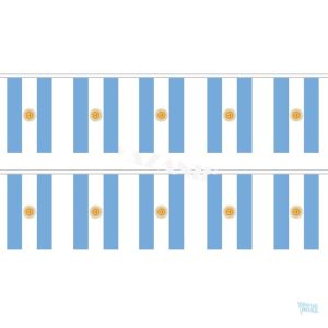 Guirlande drapeau Argentine décorative pour événements festifs
