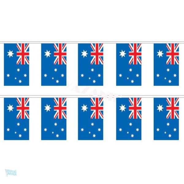 Guirlande drapeau Australie décorative pour événements festifs