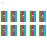 Guirlande drapeau Azerbaïdjan pour décoration festive