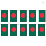 Guirlande drapeau du Bangladesh décorative